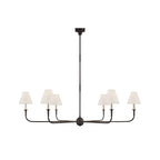 Lampadario Grande in Tessuto Industriale Vintage Arthaila