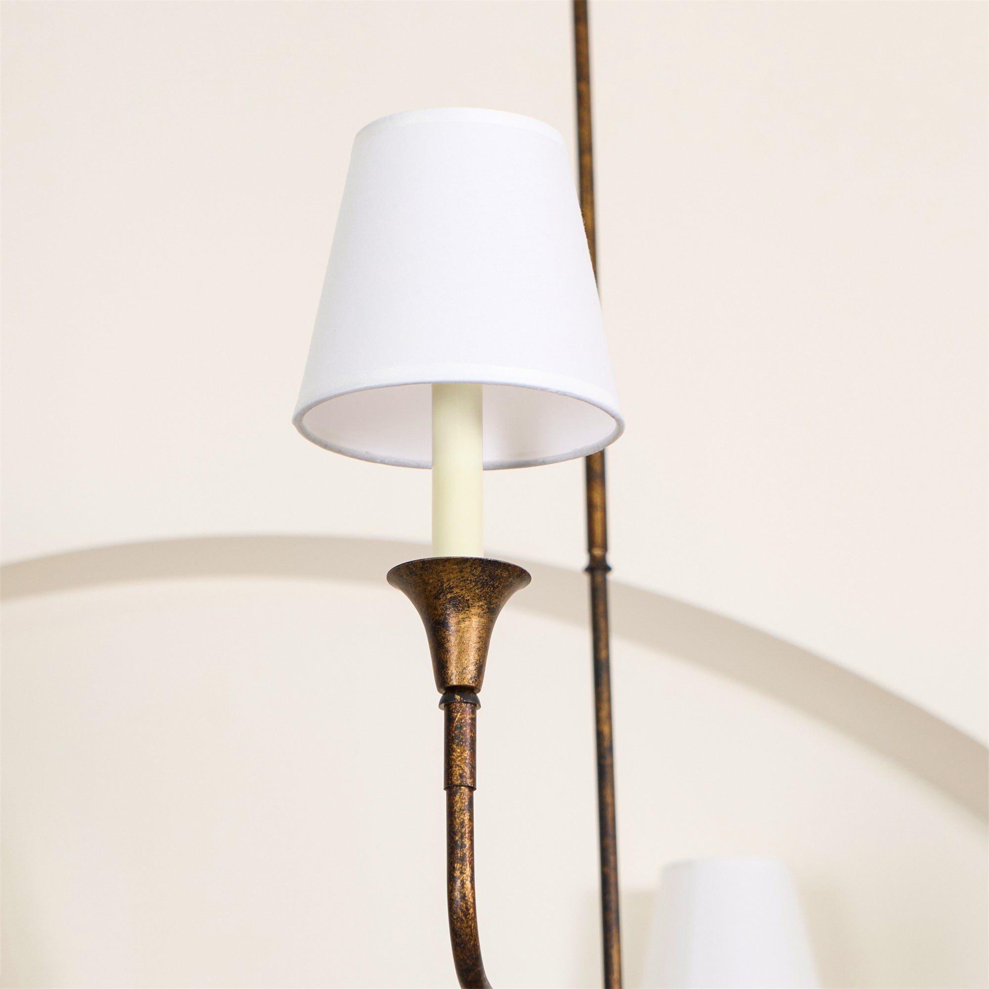 Lampadario Grande in Tessuto Industriale Vintage Arthaila