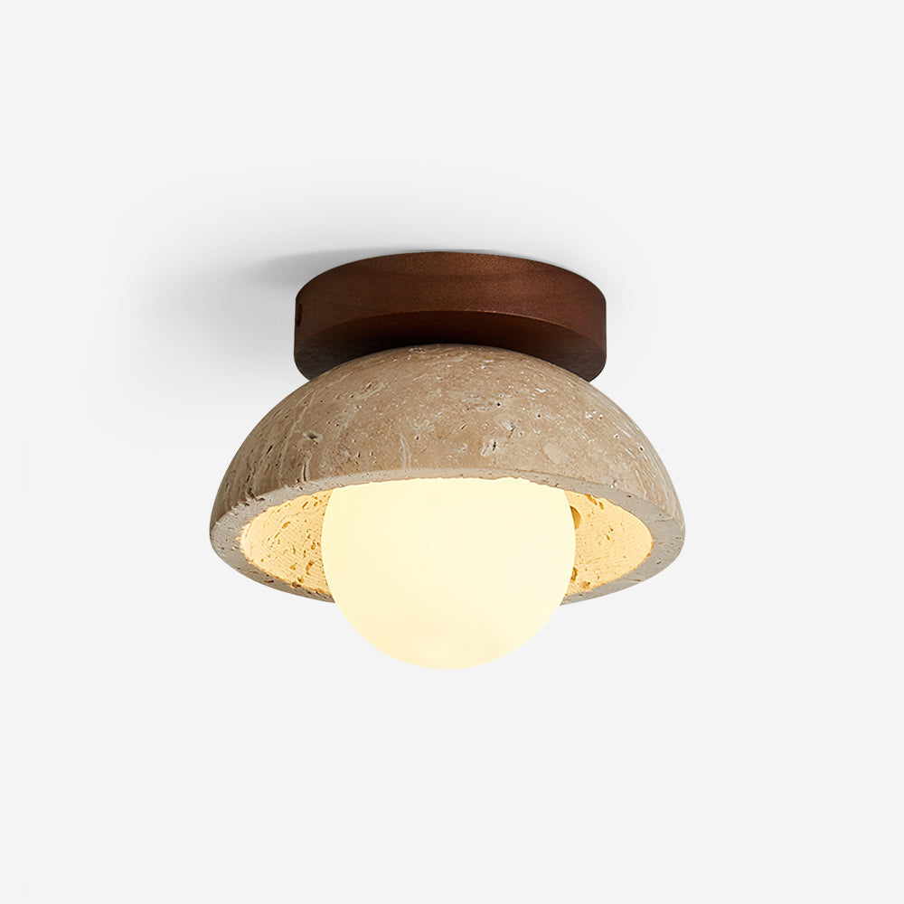 Mysa Minimalista Lampada da Soffitto in Travertino
