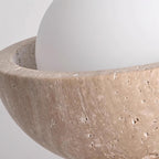 Mysa Minimalista Lampada da Soffitto in Travertino