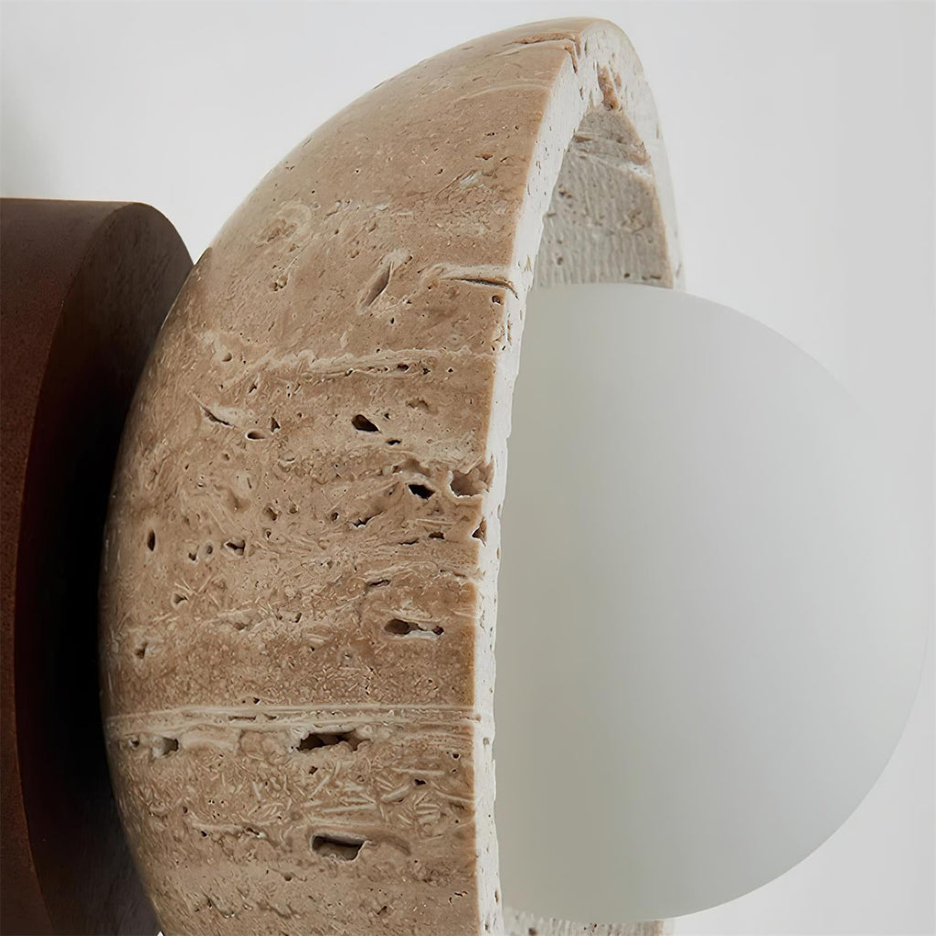 Mysa Minimalista Lampada da Soffitto in Travertino