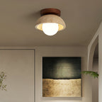 Mysa Minimalista Lampada da Soffitto in Travertino