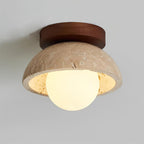 Mysa Minimalista Lampada da Soffitto in Travertino