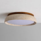 Lampada da soffitto Kloris in Pietra Travertino