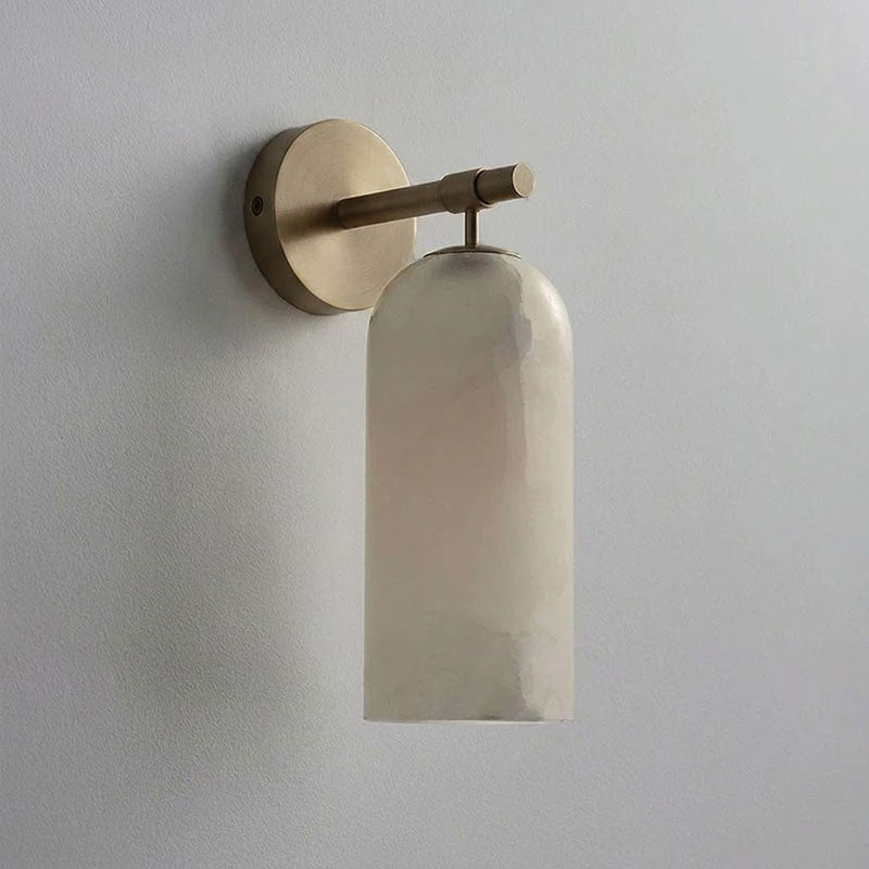 Lampada da Parete in Alabastro Pillar