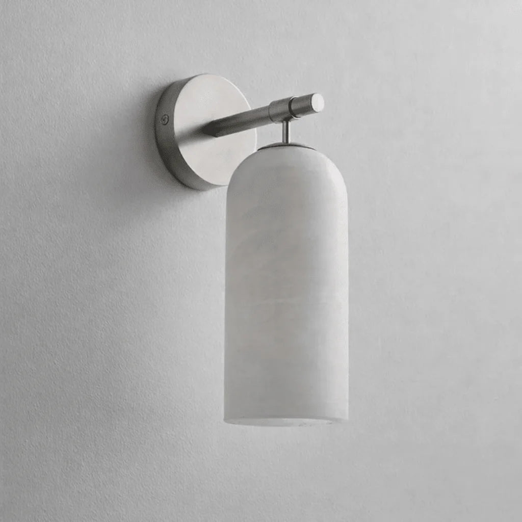 Lampada da Parete in Alabastro Pillar