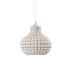 Lampada a sospensione Pilli con perline