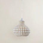 Lampada a sospensione Pilli con perline