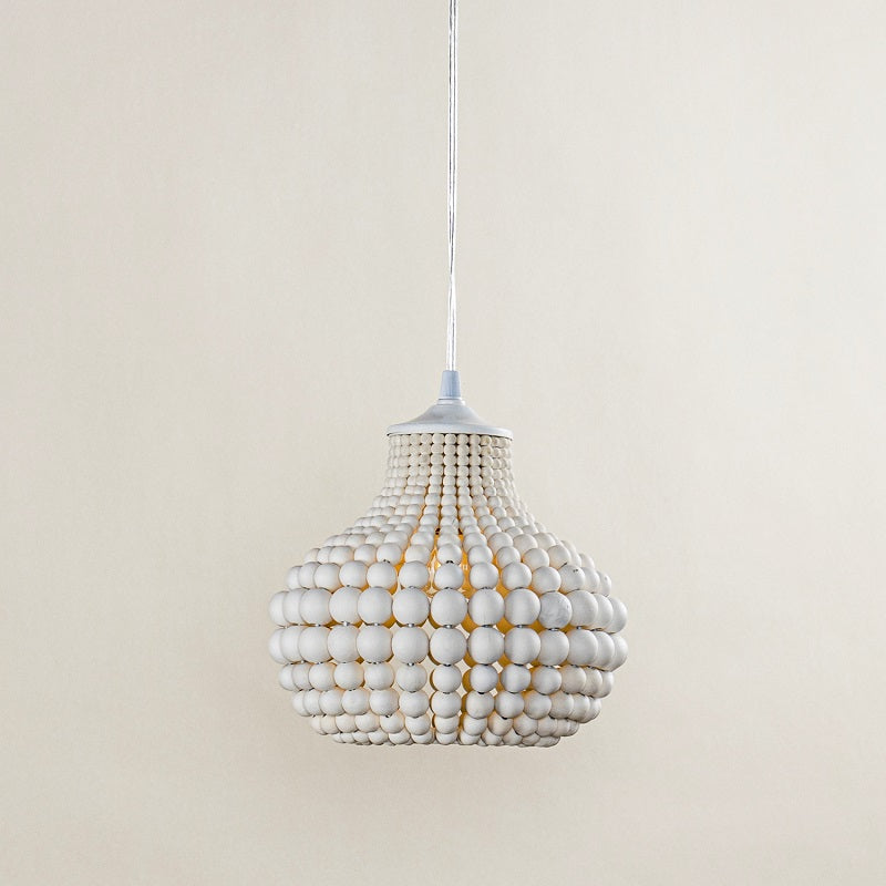 Lampada a sospensione Pilli con perline
