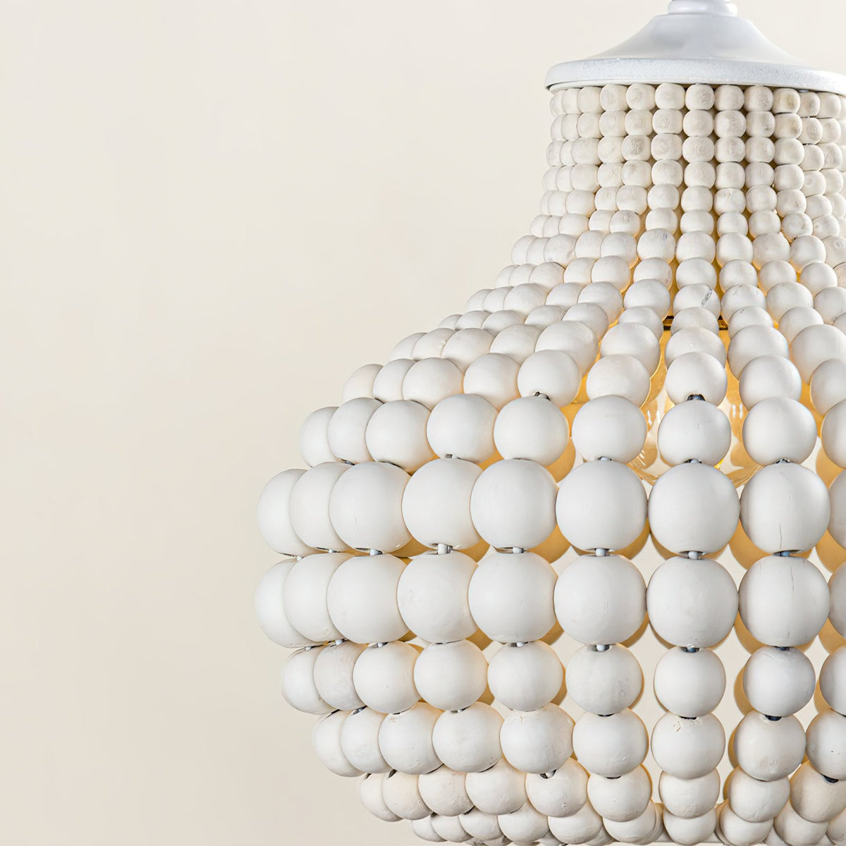 Lampada a sospensione Pilli con perline