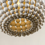 Lampada a sospensione Pilli con perline