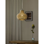 Lampada a sospensione Pilli con perline