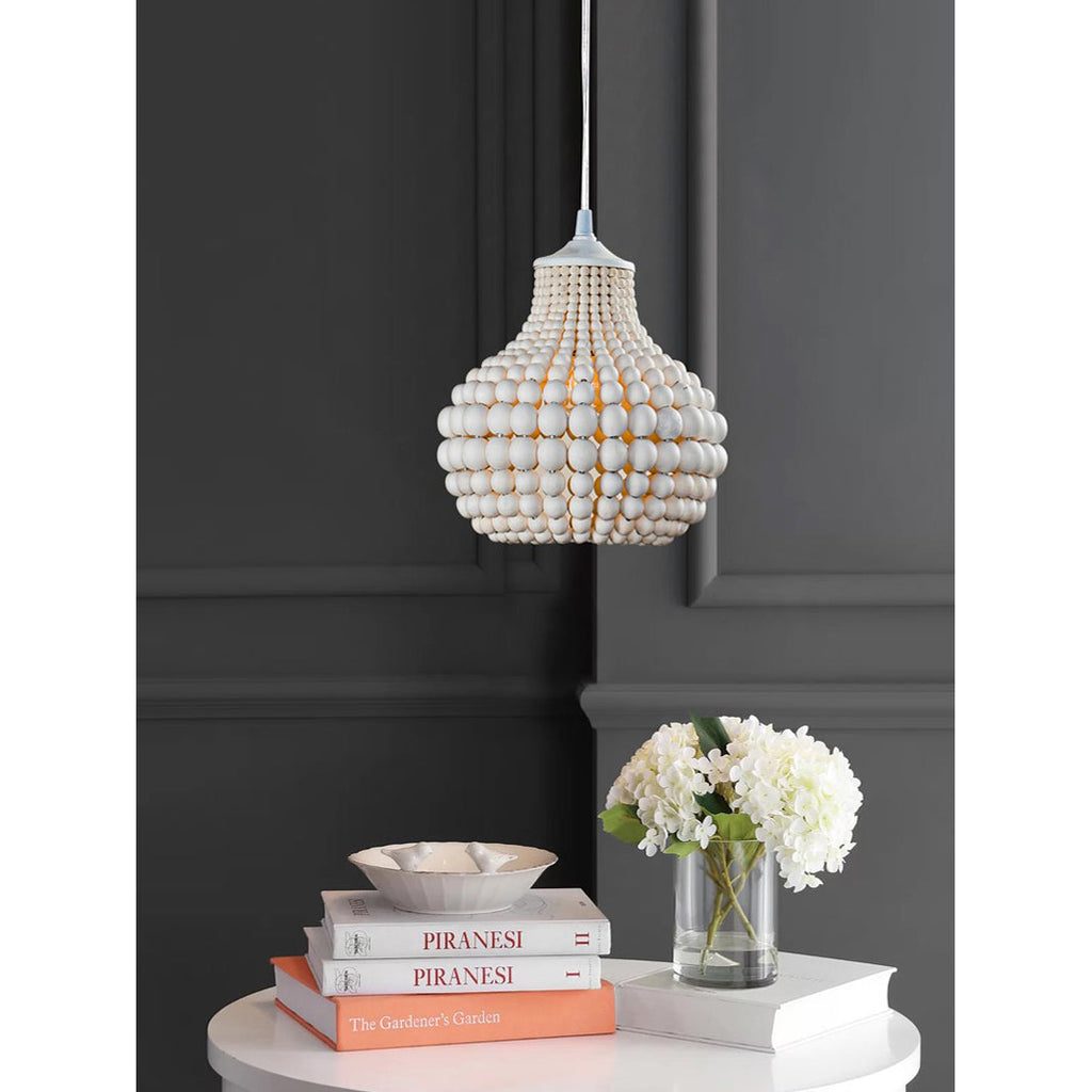 Lampada a sospensione Pilli con perline