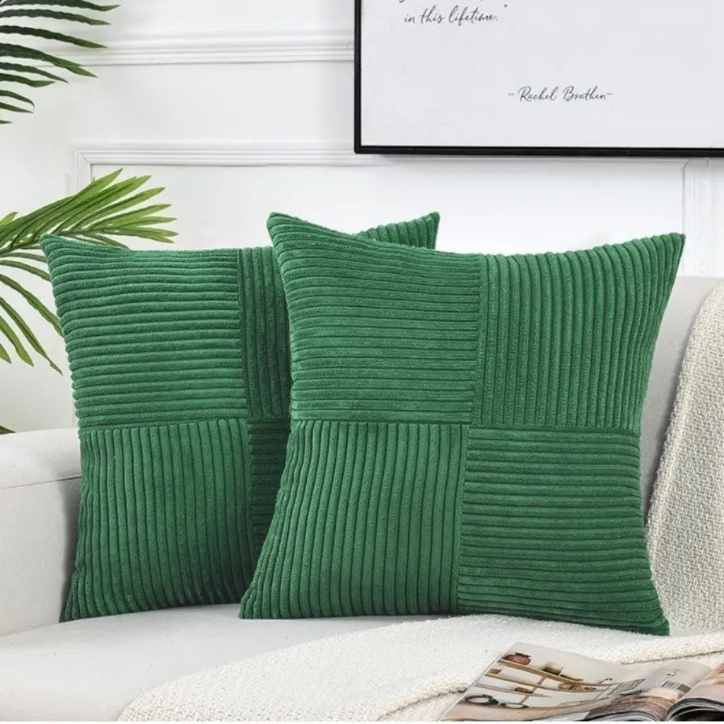 Fodera per cuscino in corduroy Rivon