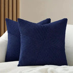 Fodera per cuscino in corduroy Rivon