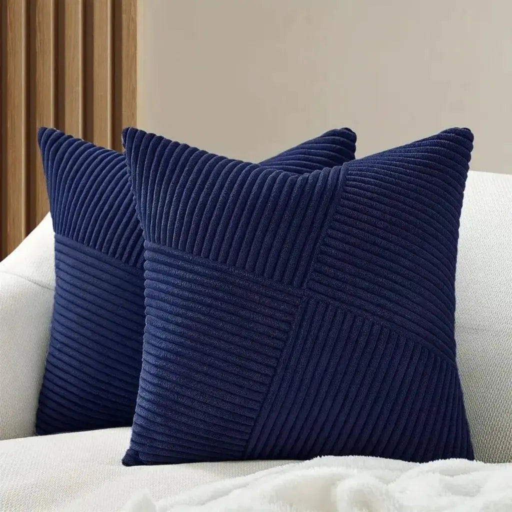 Fodera per cuscino in corduroy Rivon
