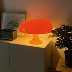 Lampada a fungo – Ferro & Vetro – Design Retro – 20×28 cm – Dimmerabile a 3 livelli, lampada da tavolo LED per accenti eleganti