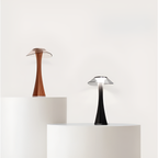 Lampada da Tavolo Gior - Ricaricabile Lampada da Notte in Cristallo Italiano con Smart Touch