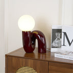 Lampada da Tavolo Giocosa a Forma di N