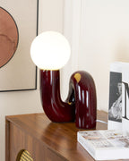 Lampada da Tavolo Giocosa a Forma di N