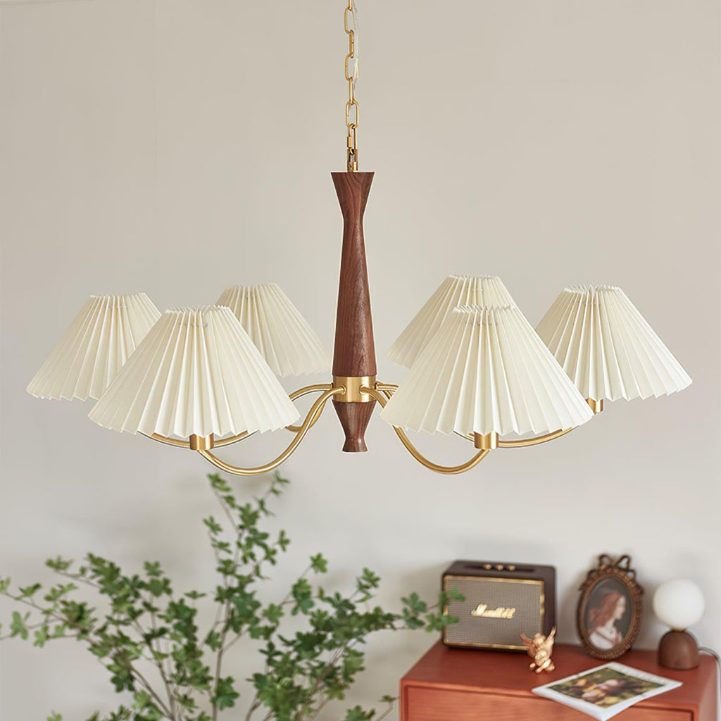 Lampadario Pieghettato