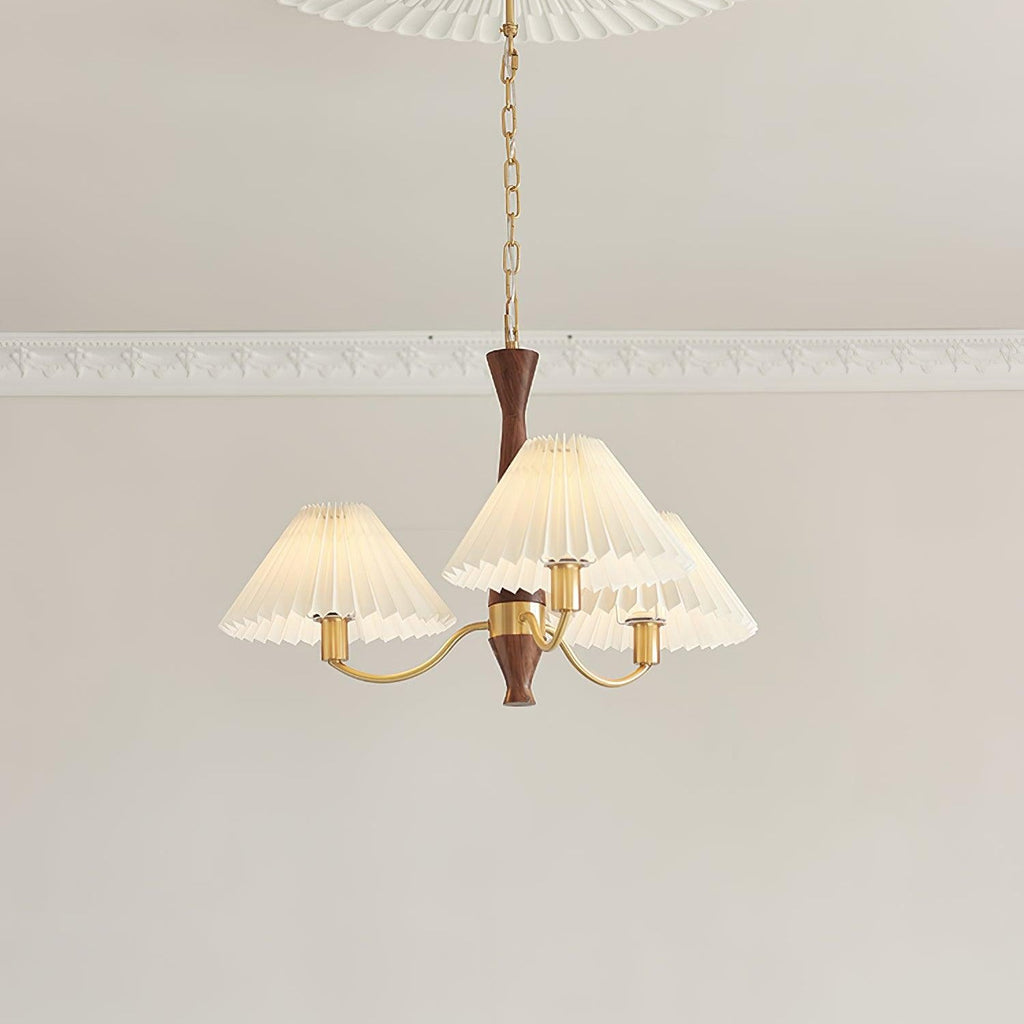 Lampadario Pieghettato