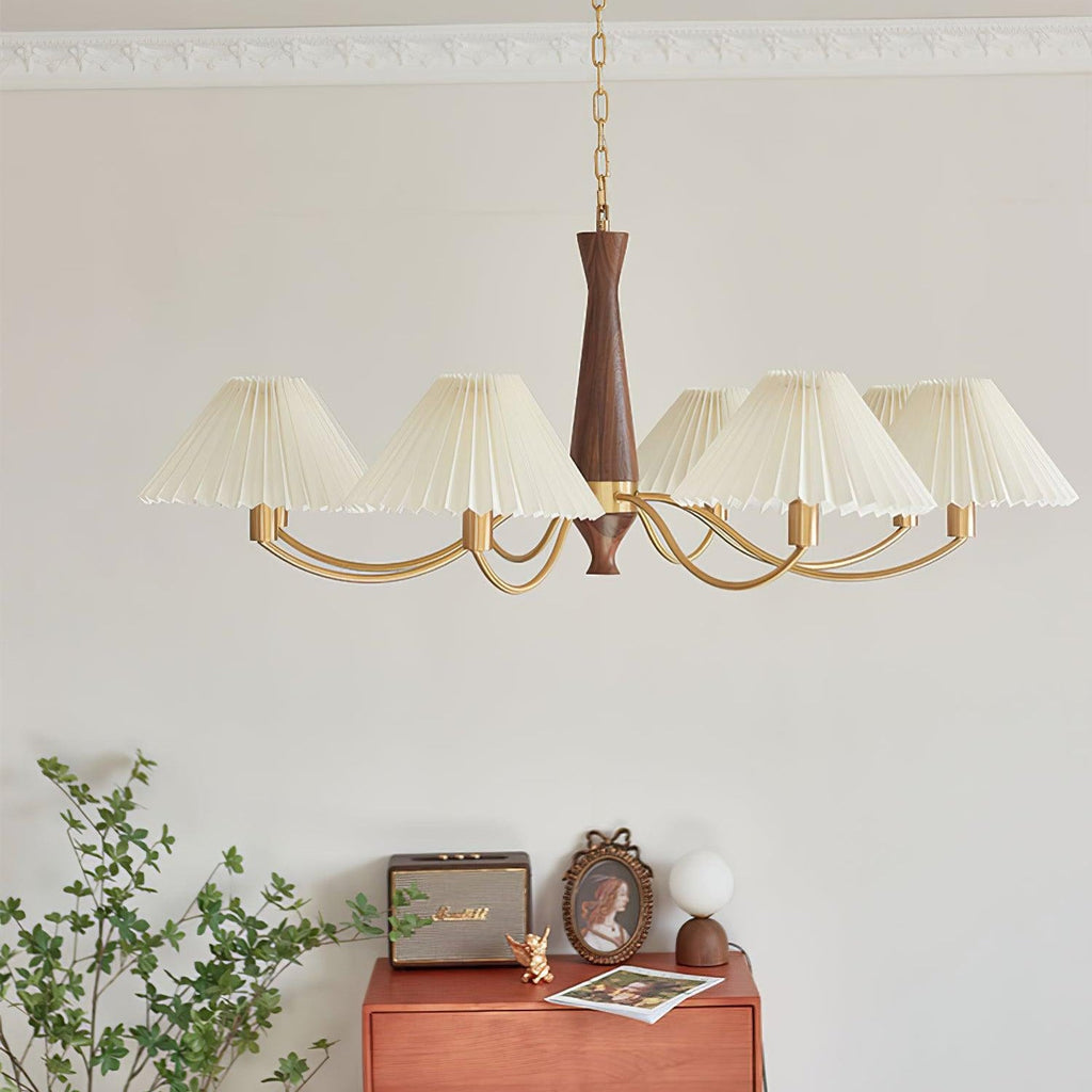 Lampadario Pieghettato