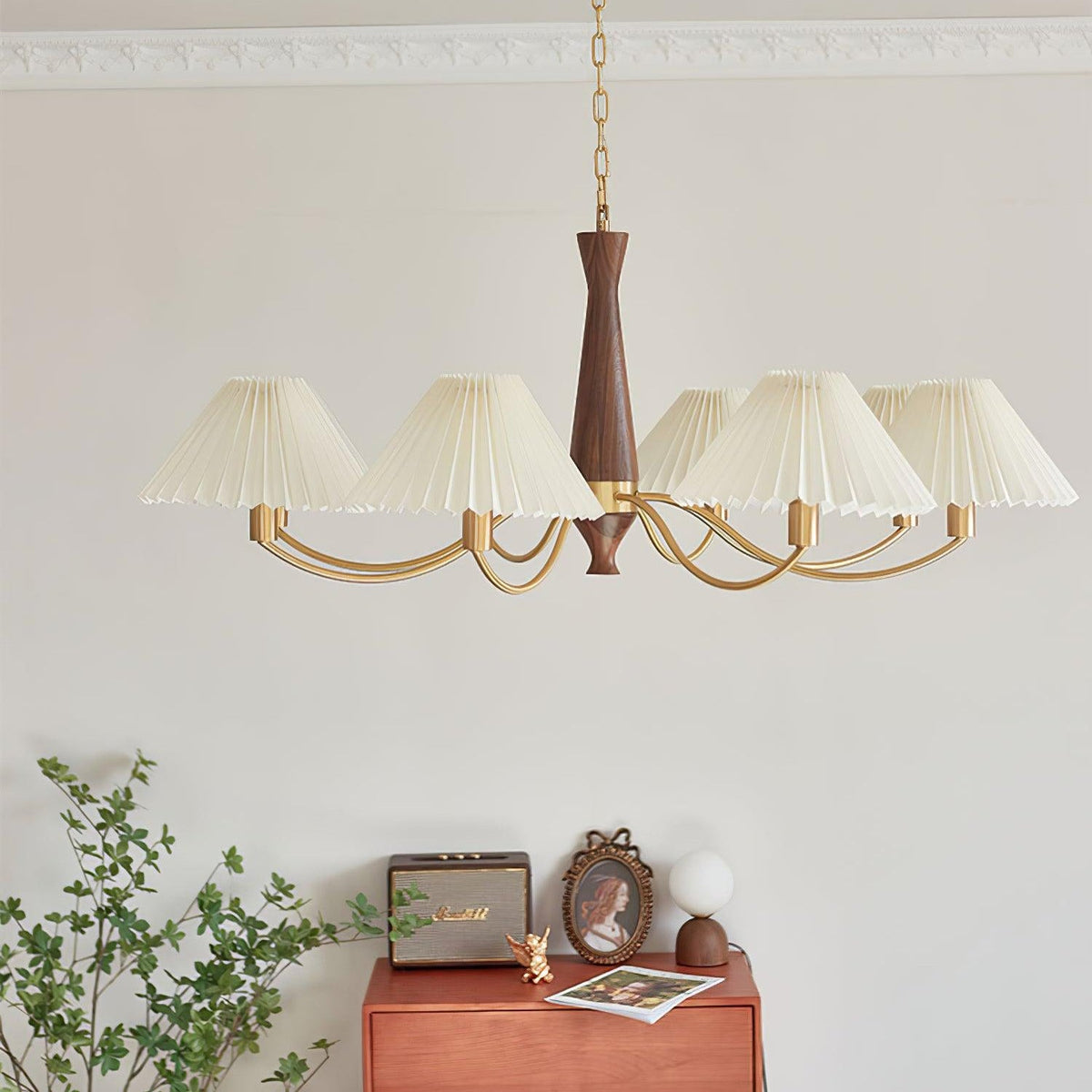 Lampadario Pieghettato
