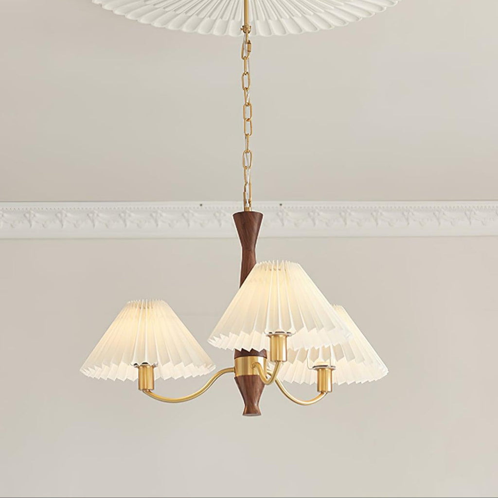 Lampadario Pieghettato