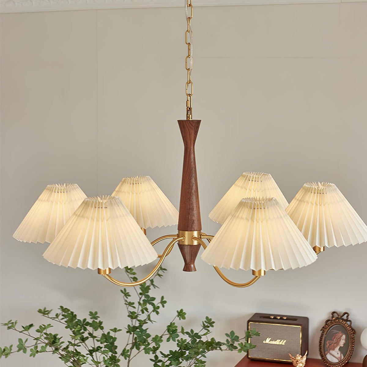 Lampadario Pieghettato