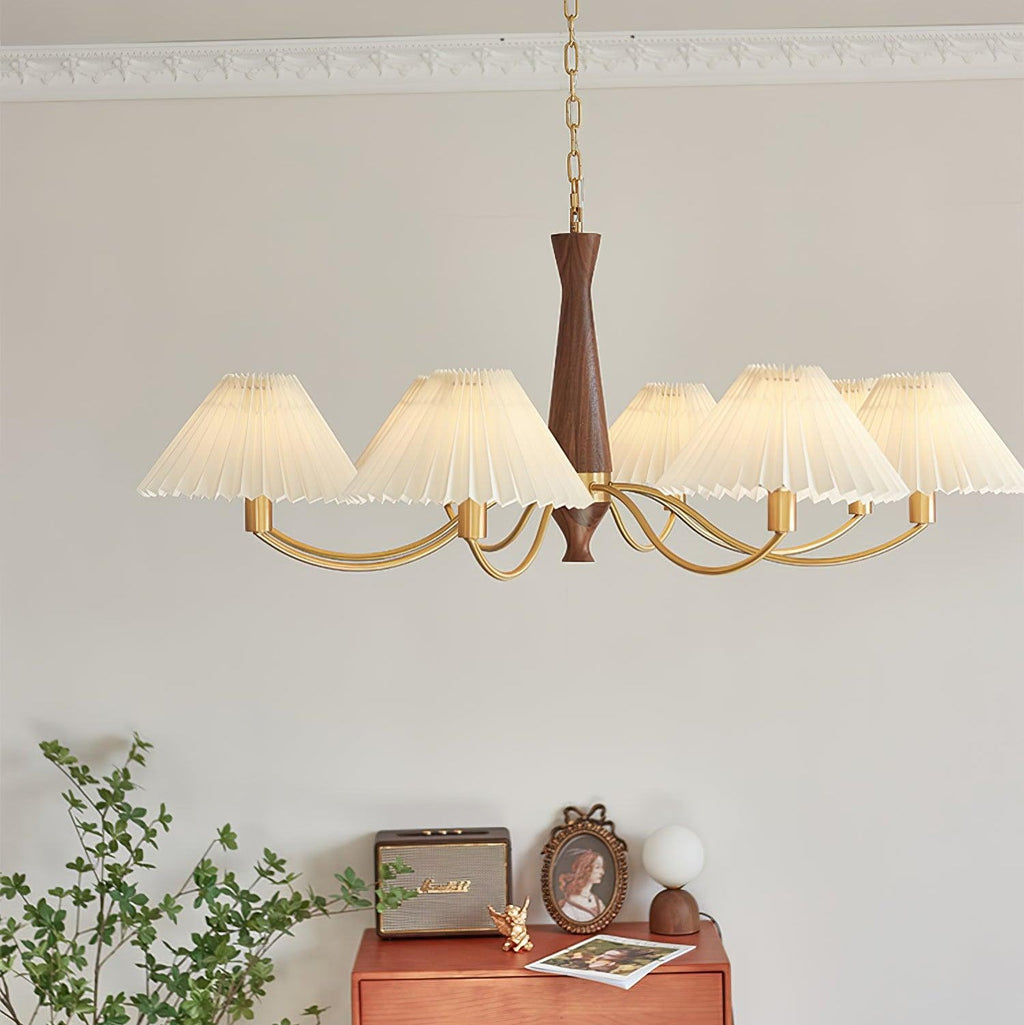 Lampadario Pieghettato
