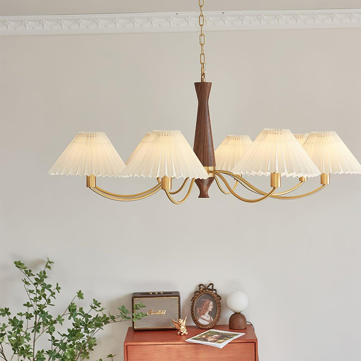 Lampadario Pieghettato