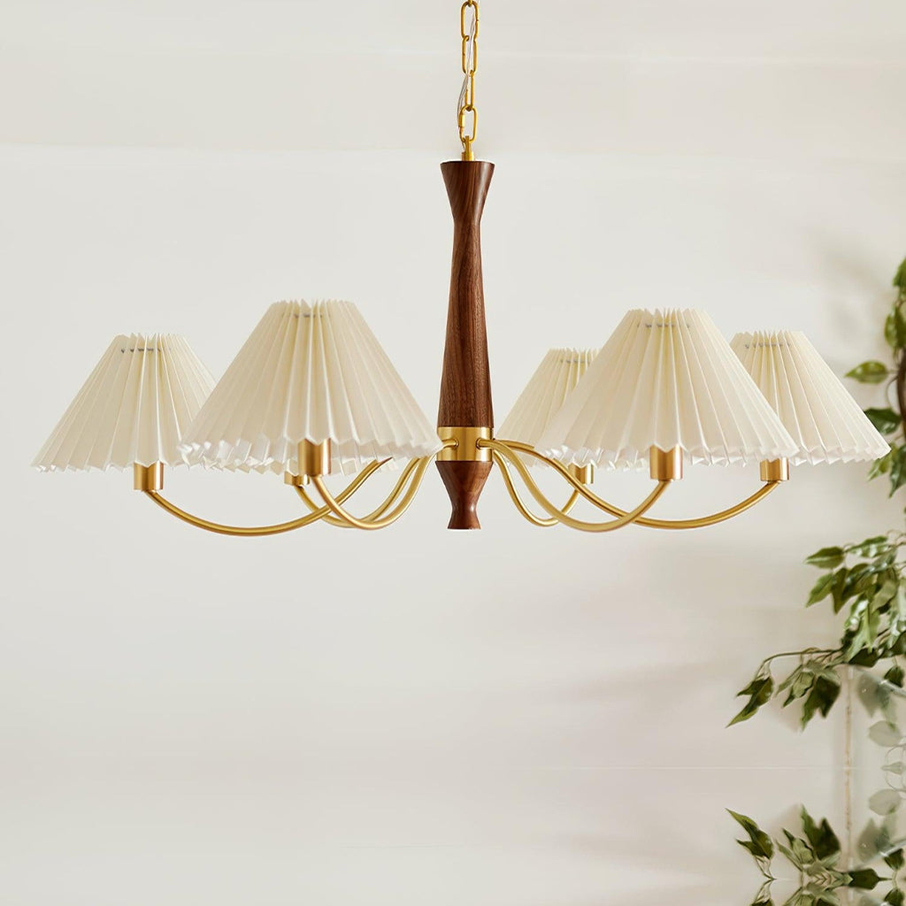 Lampadario Pieghettato