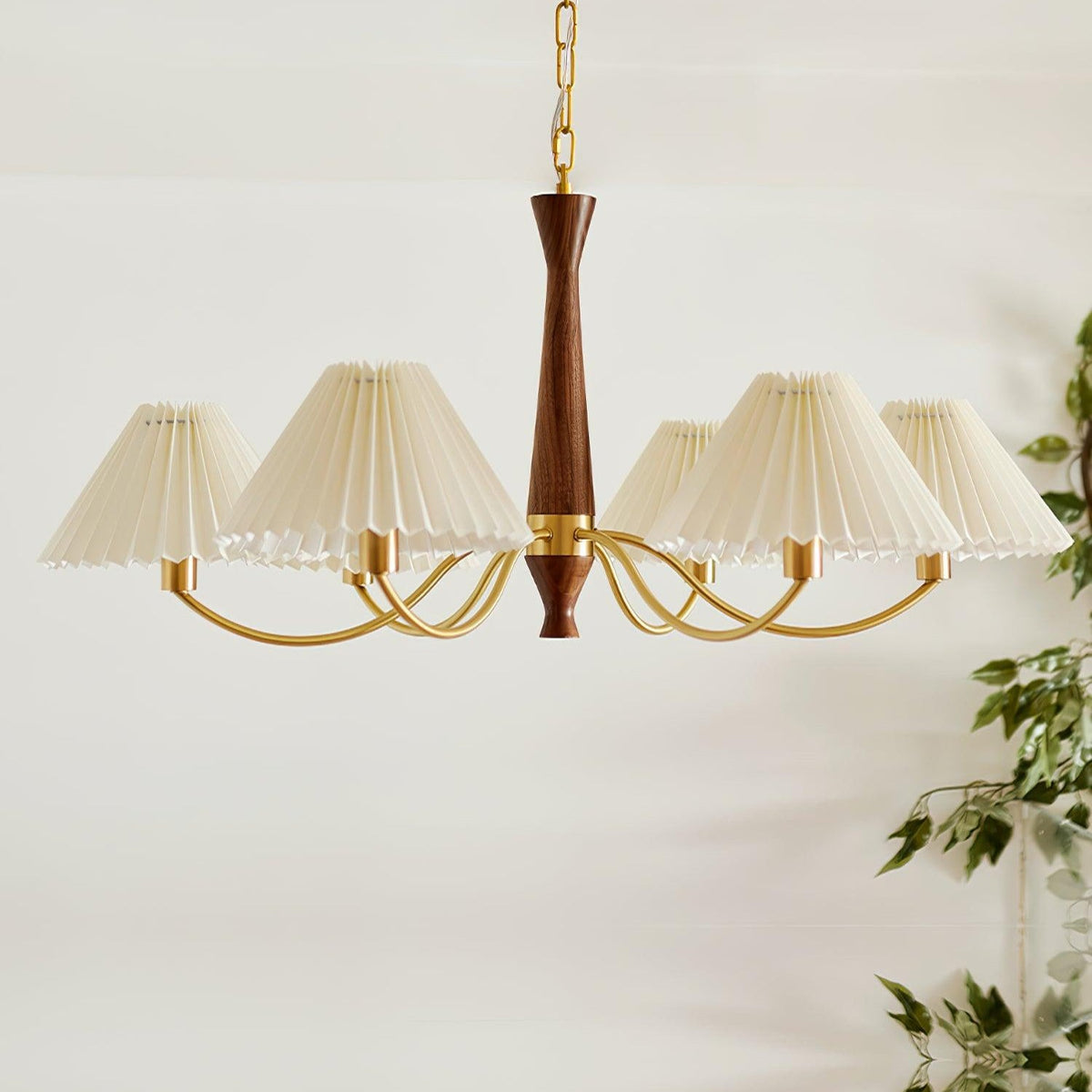 Lampadario Pieghettato
