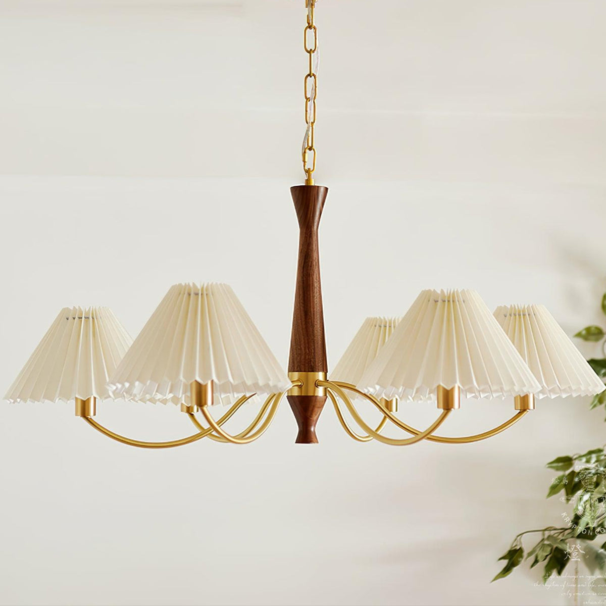 Lampadario Pieghettato