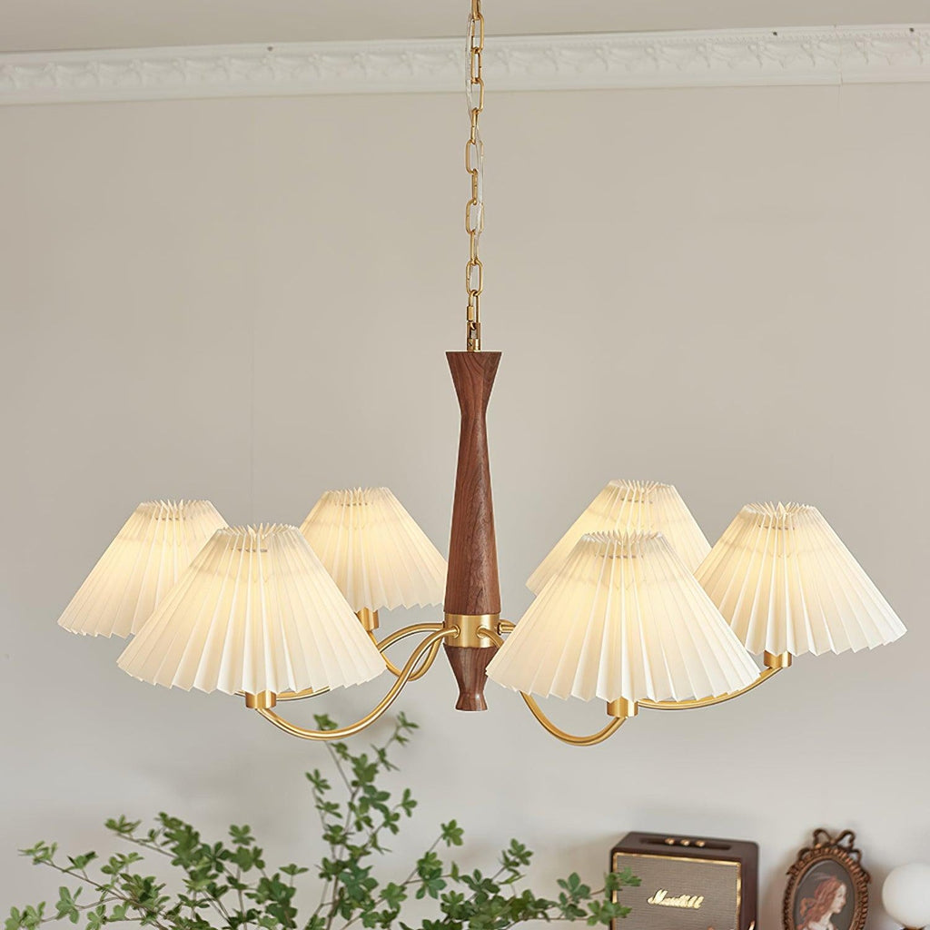 Lampadario Pieghettato