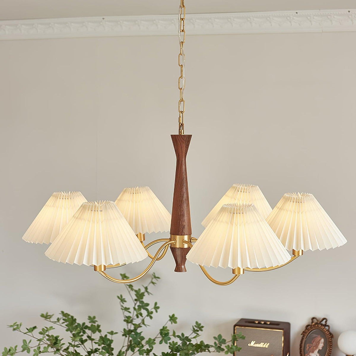 Lampadario Pieghettato