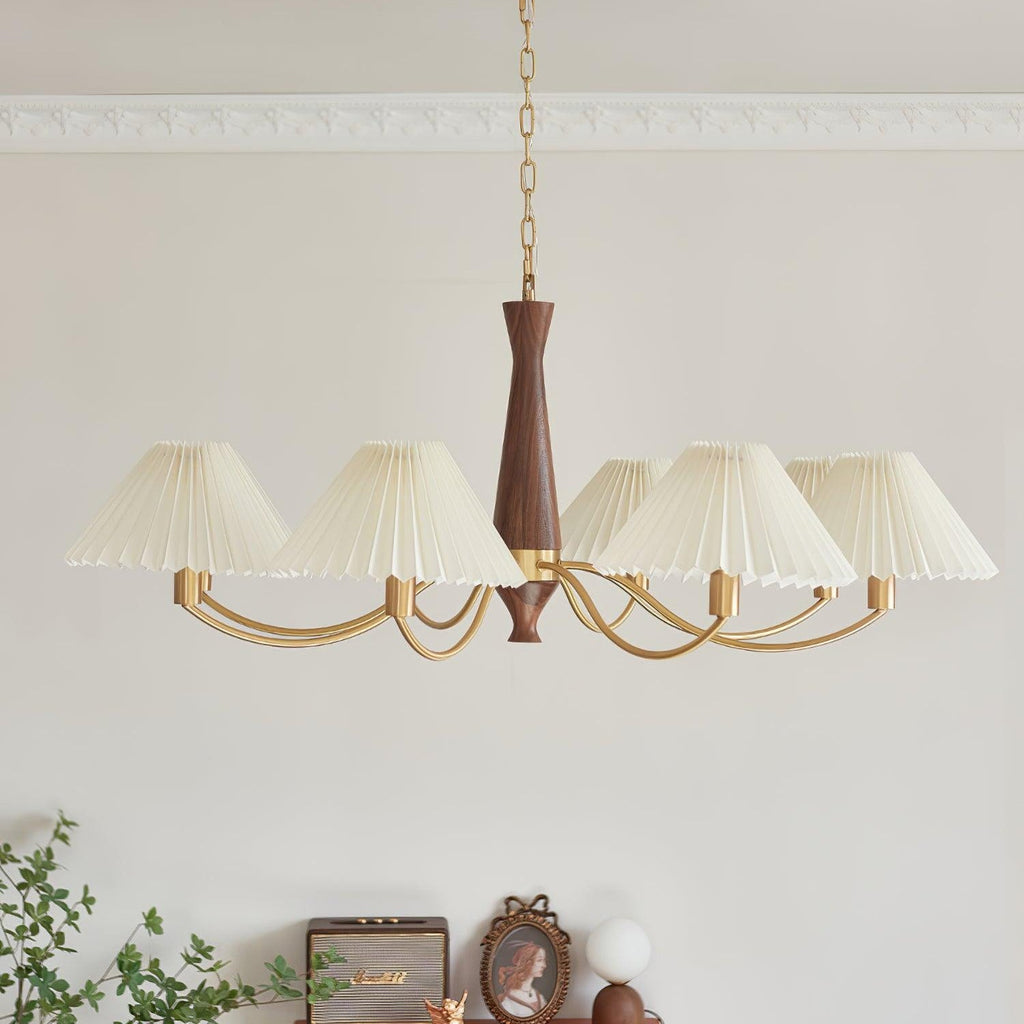 Lampadario Pieghettato