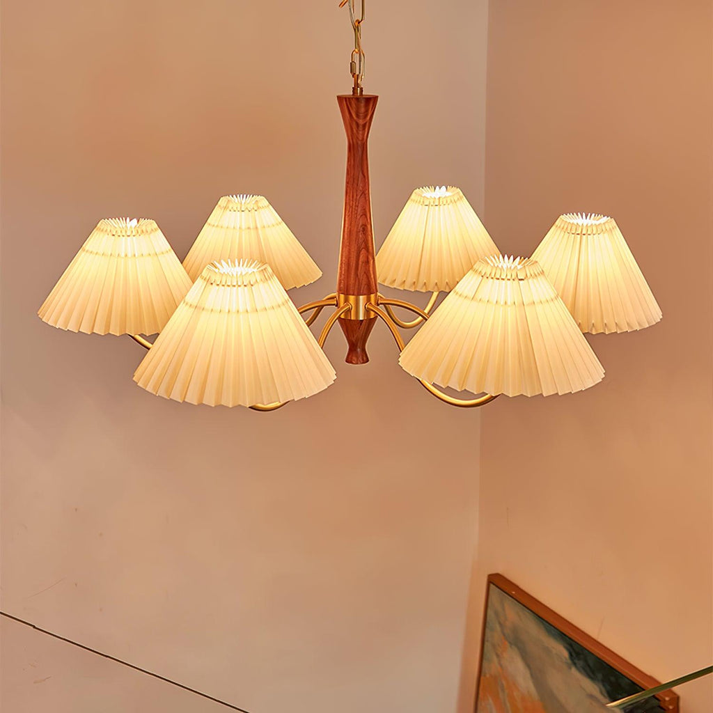 Lampadario Pieghettato