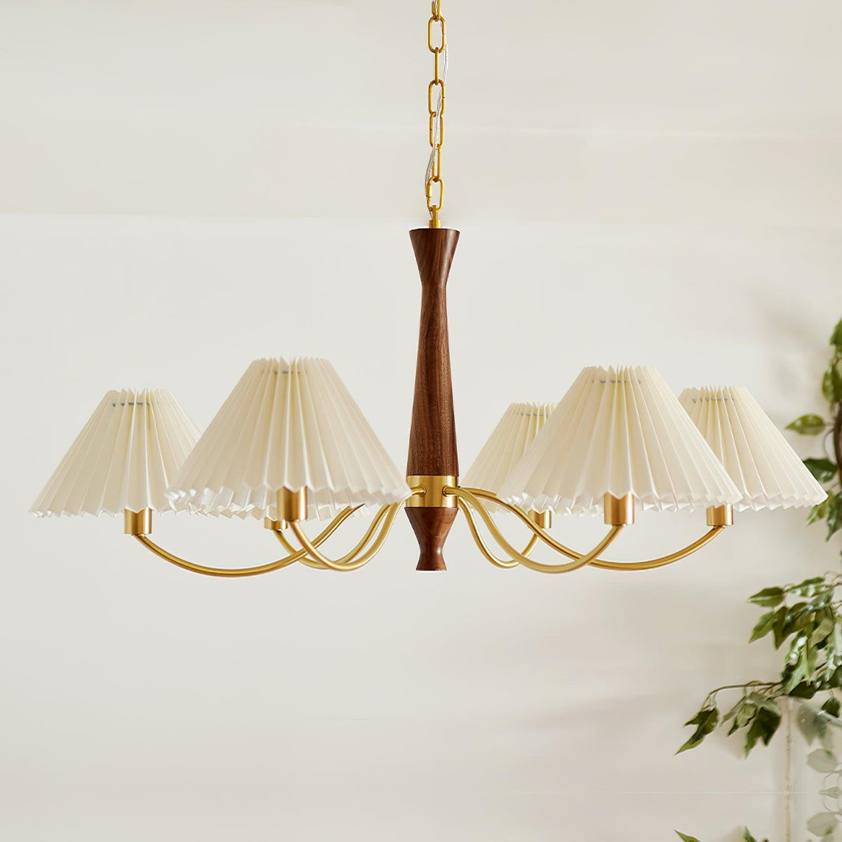 Lampadario Pieghettato