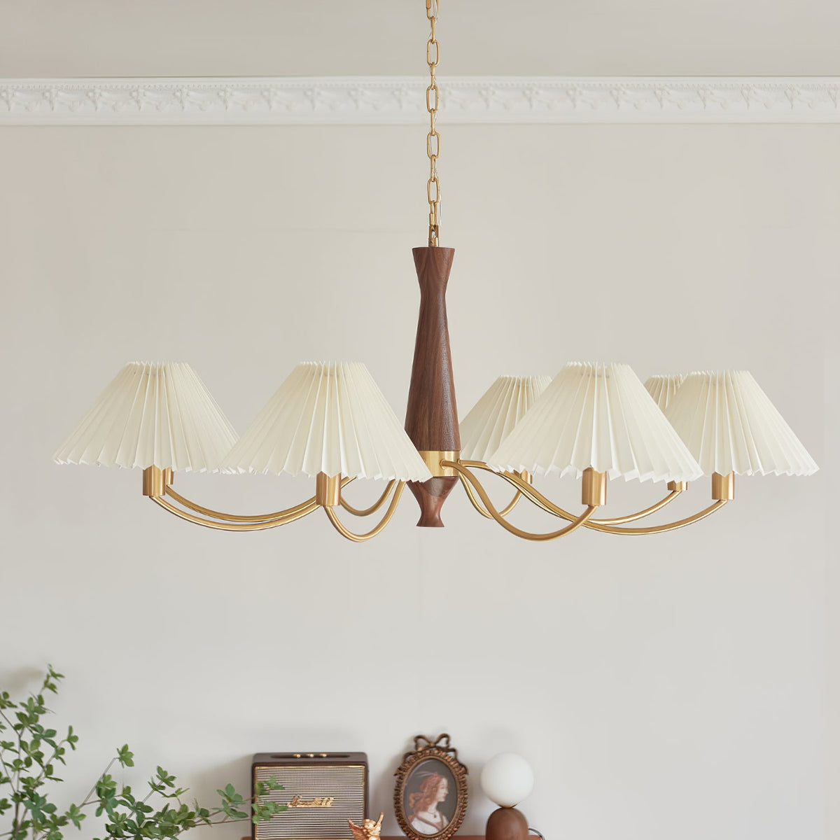 Lampadario Pieghettato