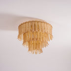 Plafoniera in Vetro Plume