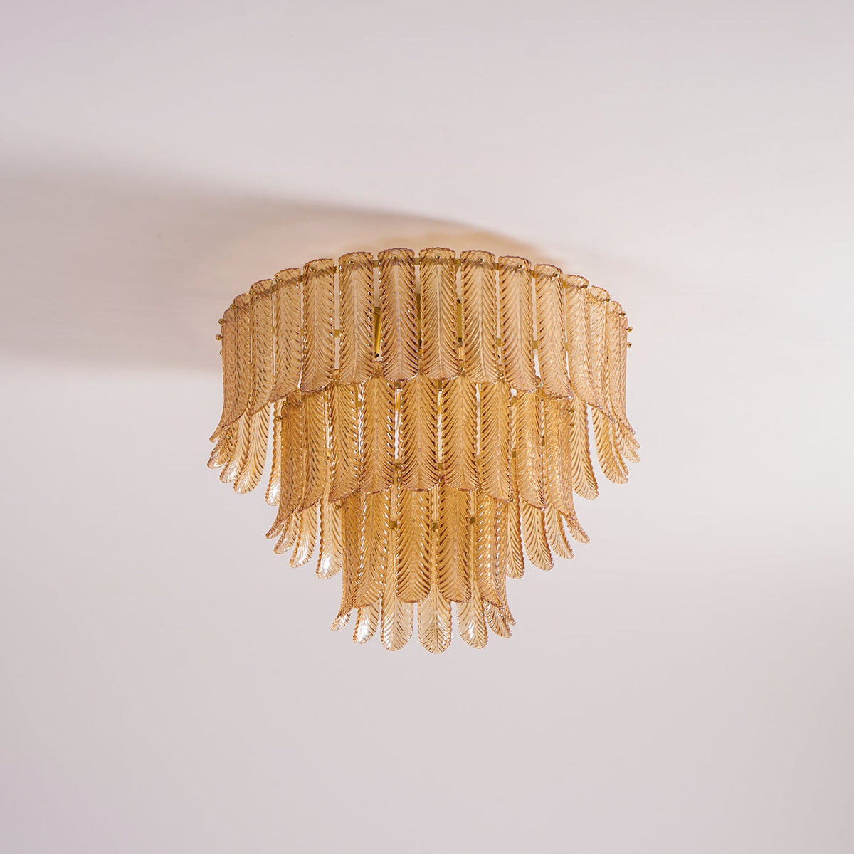 Plafoniera in Vetro Plume