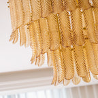Plafoniera in Vetro Plume