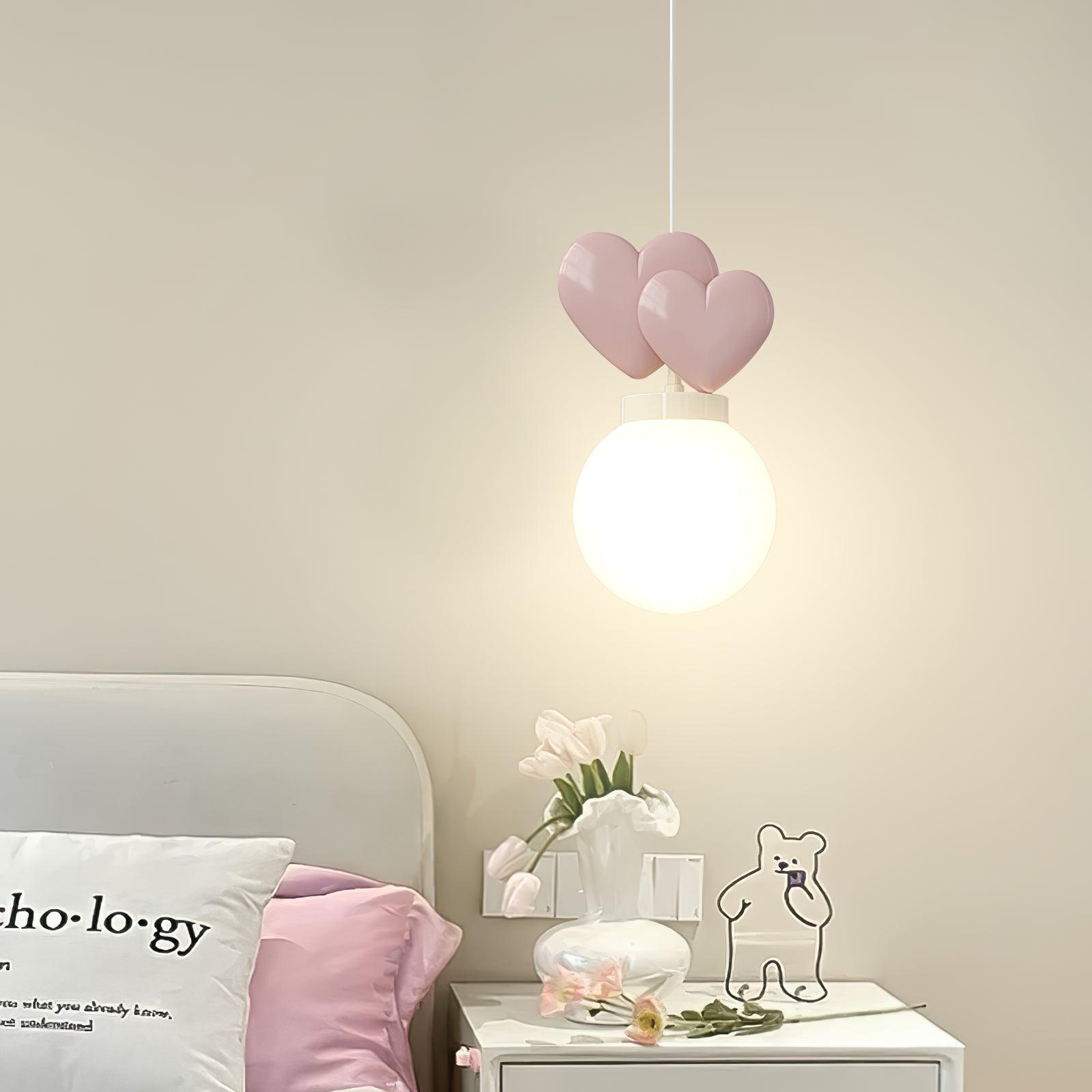 Lampada a Sospensione Cuore Carina Sfera