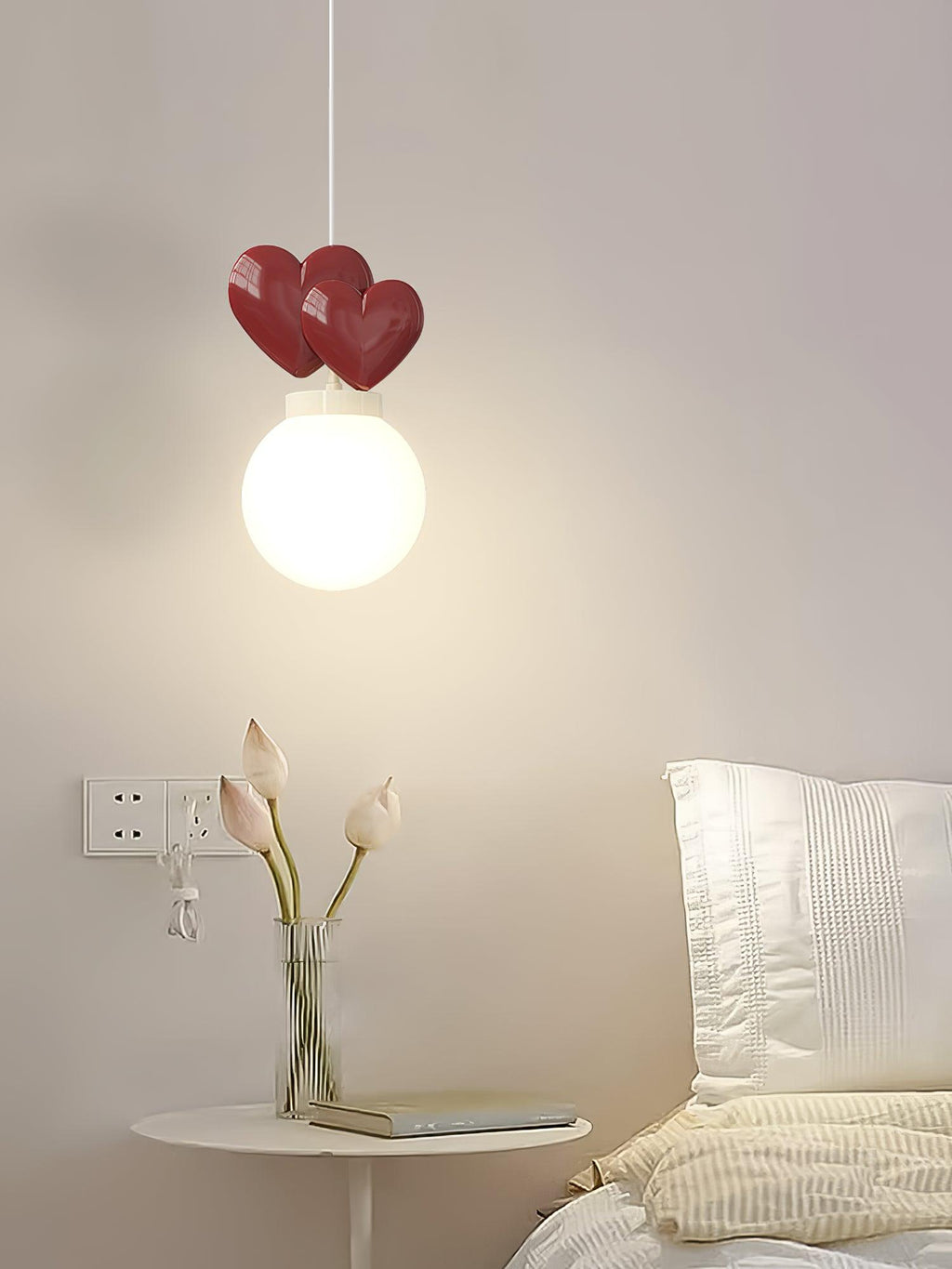 Lampada a Sospensione Cuore Carina Sfera