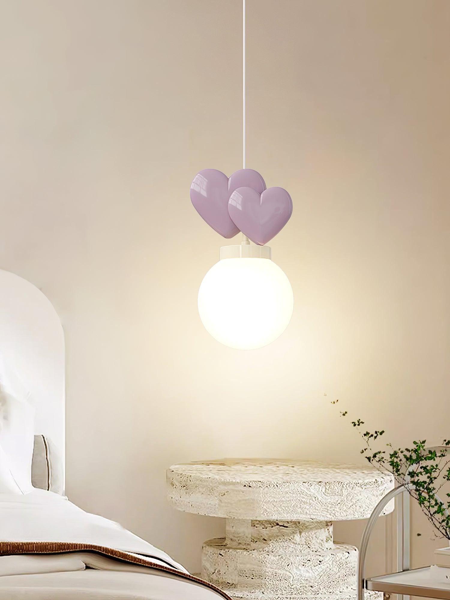 Lampada a Sospensione Cuore Carina Sfera