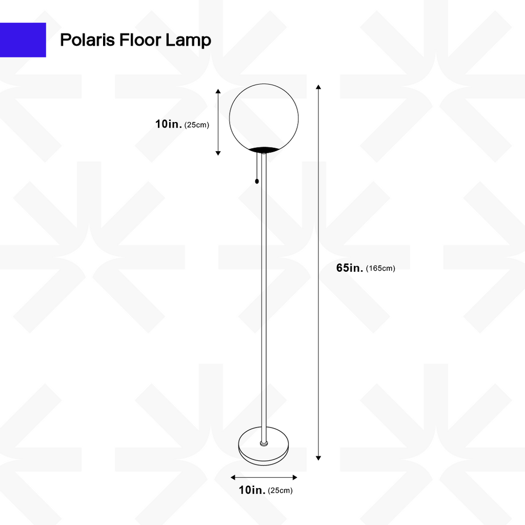 Lampada da Terra Polaris