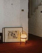 Lampada da Tavolo in Vetro a Forma di Lanterna Portatile