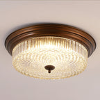 Lampada da soffitto a vetro retro Ulcarir